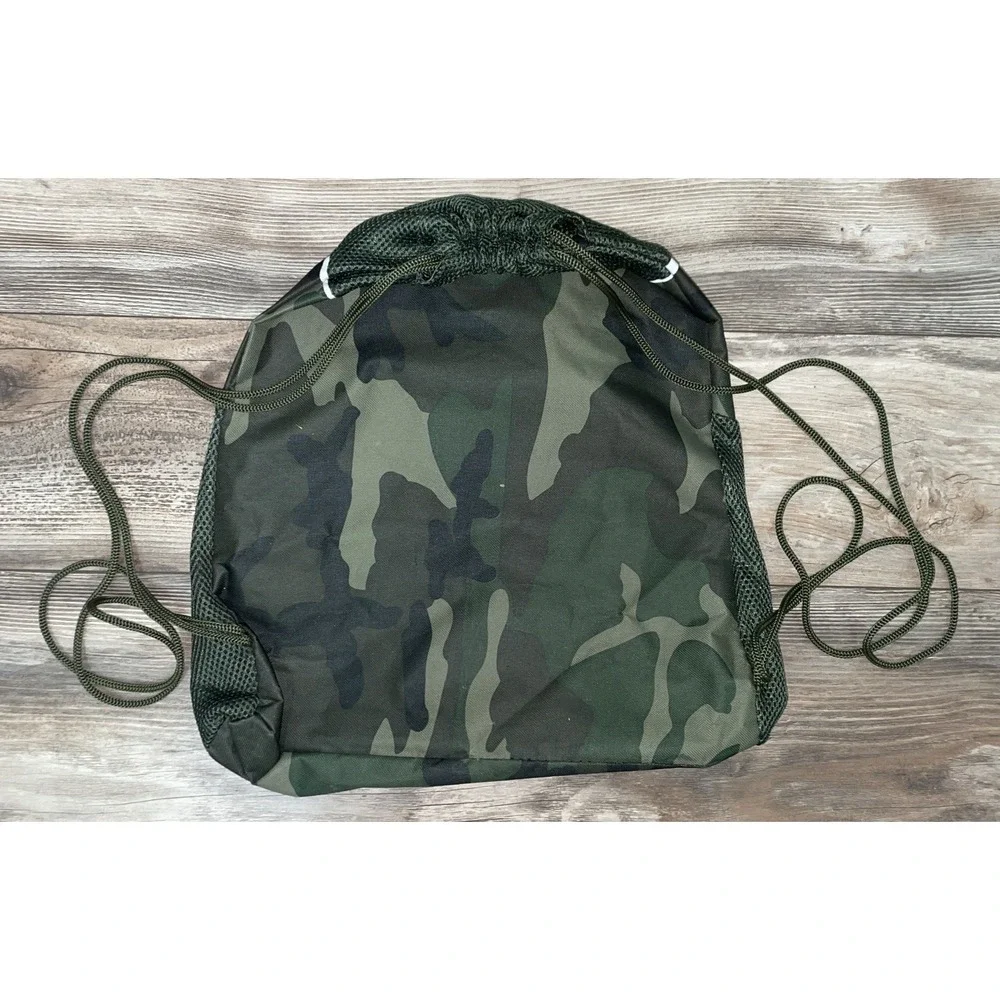United‎ States Of America Washington D.C. Eagle Logo Drawstring Backpack Camo